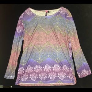 Nu Construction Anthropologie blouse t-shirt top